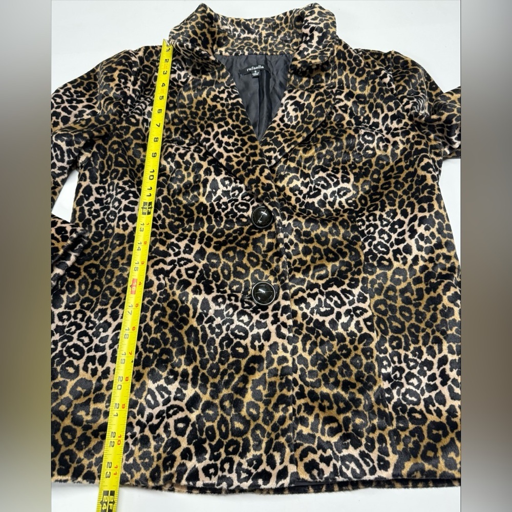 Rafaella | Faux Fur Animal Print Blazer NWT - Picture 13 of 15